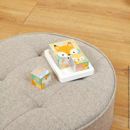 Puzzle de 6 cubes en bois